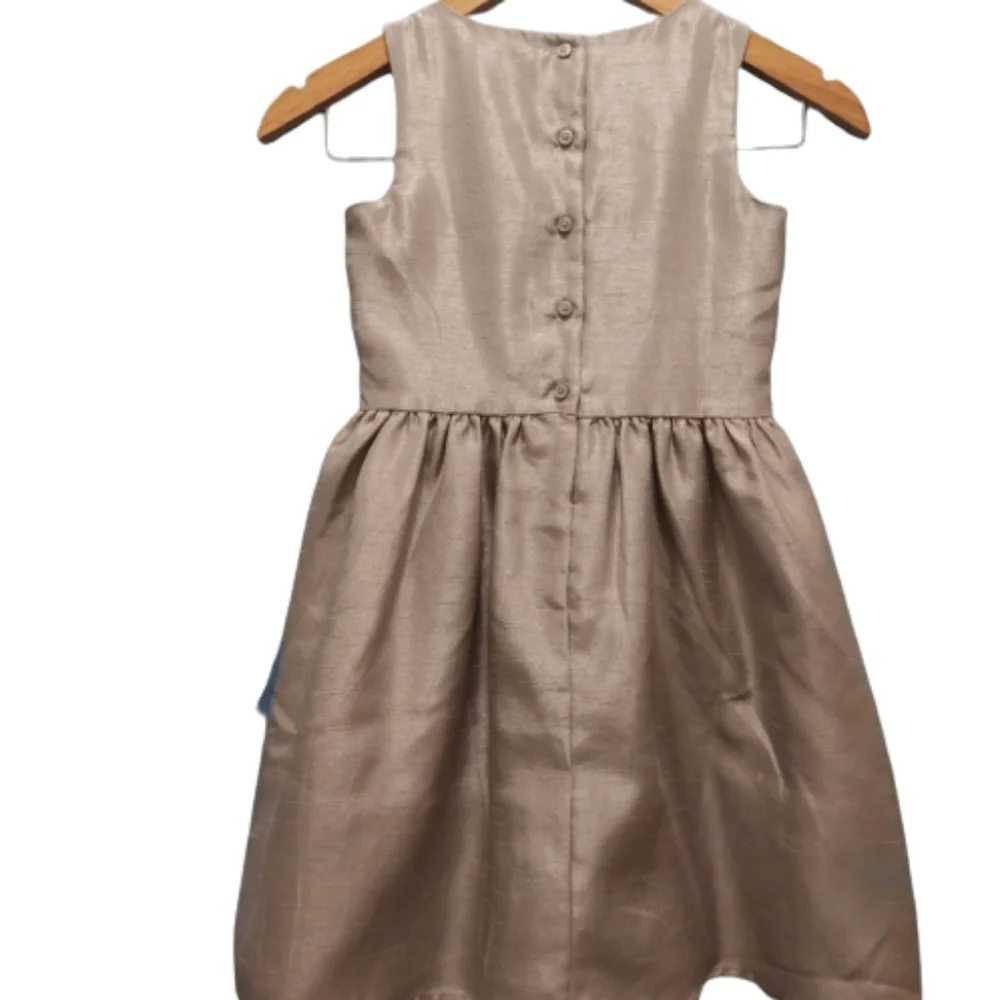 Gymboree Girls Formal Dress Silver Size 7